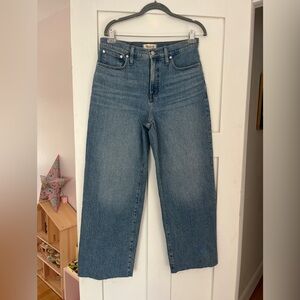 Madewell The Perfect Vintage Wide-Leg Jean - size 30